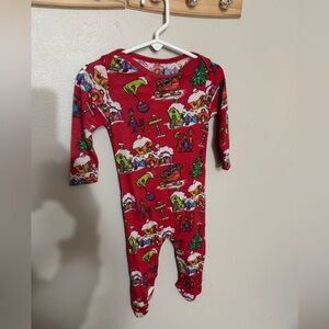 Jane Marie Grinch Christmas Red Kids One Piece